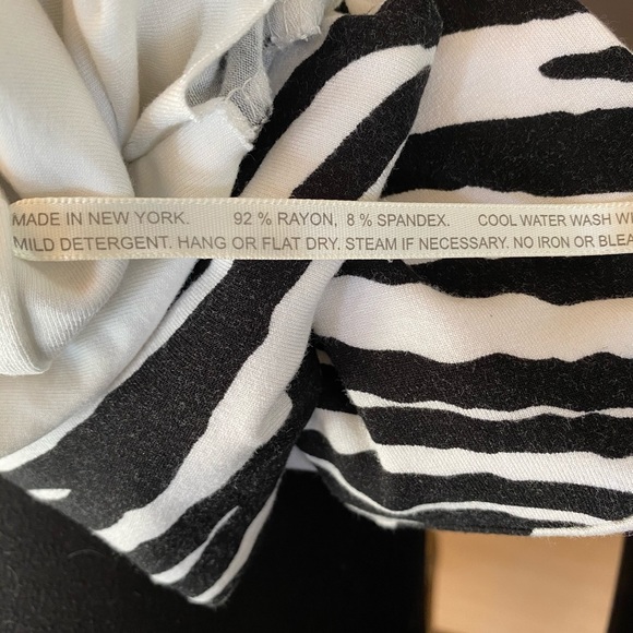 Nadia Tarr Zebra Print Pencil Bodycon Dress - Picture 9 of 9